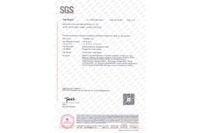 科摩彈簧觸指SGS檢測報(bào)告